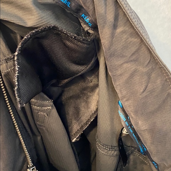 Women’s KUHL Rekon Utility Military Travel Raincoat Jacket DARK GRAY Size Large - Picture 11 of 15